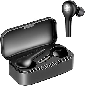 Wireless Earbuds, QCY Bluetooth 5.0 Headphones in-Ear Stereo TWS Bluetooth Earphones Auto-Pair Wireless Headphones with High Definition Mic, Stereo Sound Smart Touch 24H Playtime, No Audio Delay