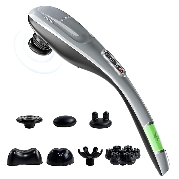 MEGAWISE CORDLESS BACK MASSAGER FOR SHOULDERS, WAIST, LEGS,...