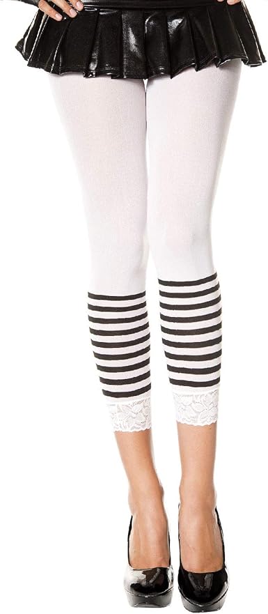 leggings with stripes on bottom
