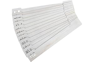 AUTSUPPL Wooden Vinyl Record Dividers A-z, 13pcs Alphabetical Letter Separators for Vinyl Crate Organization