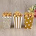 NUOLUX 50pcs Popcorn Boxes Cardboard, Mini Paper Popcorn Box, Cardboard Popcorn Container, for Birthday Parties Baby Shower Wedding Fiesta Dessert Tables Party Supplies（Random Color）