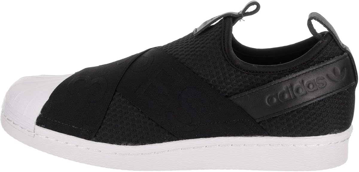 adidas original superstar slip on black