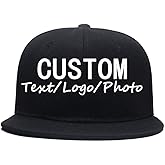 Men Women Hip Hop Plain Snapback Hats Personalized Flat Brim Outdoors Sun Visors Add Picture/Text/Logo Custom Baseball Caps