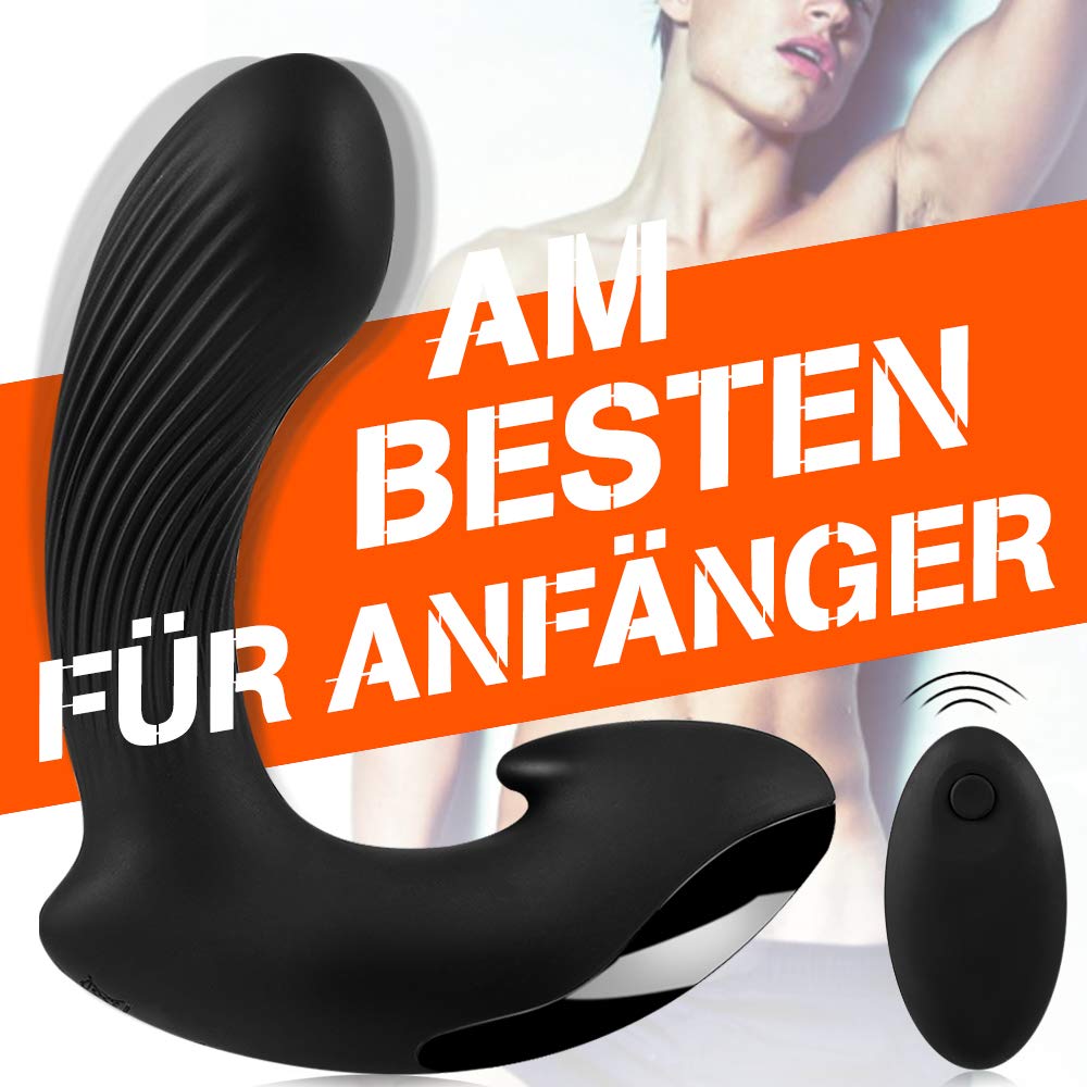 Fondlove Analvibrator Prostata Vibratoren Männer/Frauen Prostate Stimulator für Anfänger mit Fernbedienung 7 Vibrationsmodi 100% Medizinisches Silikon Sexspielzeug