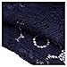 MissMay Women's Vintage 1950s Floral Lace Contrast Elegant Cocktail Swing Dress