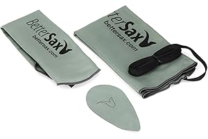 BetterSax Ultimate Tenor Saxophone Swab Kit - Premium Microfiber Cleaning Cloths for Tenor Saxophones - Quality Maintenance Tools Essential for Saxophonists