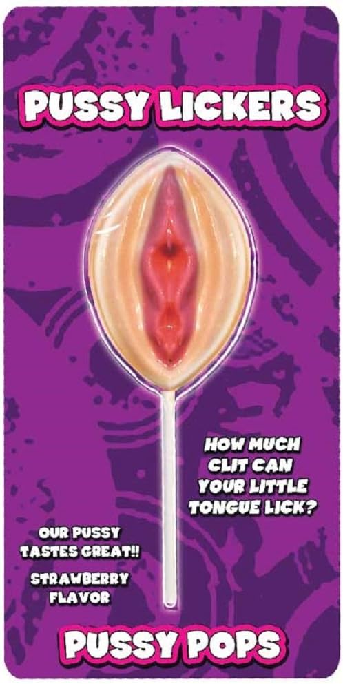 Pussy Lickers Pussy Pops - Strawberry