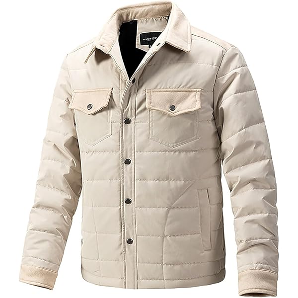 Mens Overshirt Jachs Men's Quilted Shirt Jacket In Colours And