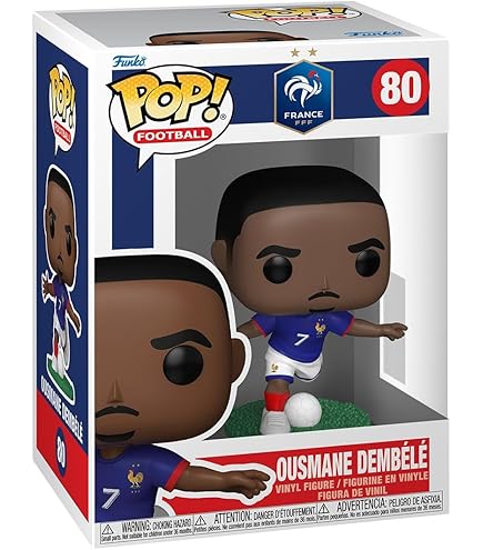 Amazon.com: Funko Pop! Football: France - Kylian Mbappé - World