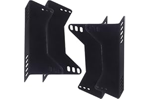 CIWUCSEAT Universal Slider Seat Set of 2 with Seat Mounting Hardware kit, Bucket Seats Mounting Brackets, for Sparco, NRG, Bucket Seat and Racing Seat
