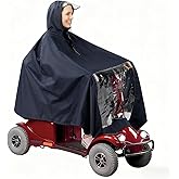 Mobility Scooter Rain Cover for Riding, Mobility Scooter Accessories, Electric Scooter Cover Waterproof Outdoor Poncho Accessories, Enclosed Mobility Scooters for You, Protect from Rain Snow and Sun