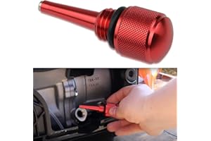 MOEBULB 55201 Magnetic Oil Dipstick Compatible with Yamaha Predator Inverter Generators - Red