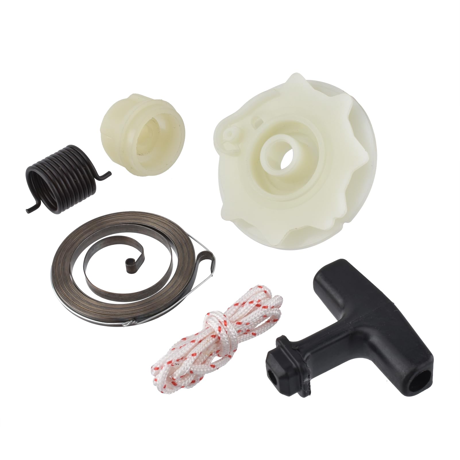 Cancanle Recoil Starter Pulley Hub Spring Rope Handle Grip for Husqvarna 137 142 235 236 240 Chainsaw