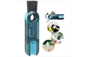 CRAFTINAROUND 3 in 1 Cup Lid Cleaning Brush Set Multifunctional Bottle Brush Cleaner Tiny Bottle Cup Lid Brush Straw Cleaner Tools Mini Silicone Bottle Cup-Holder Cleaner