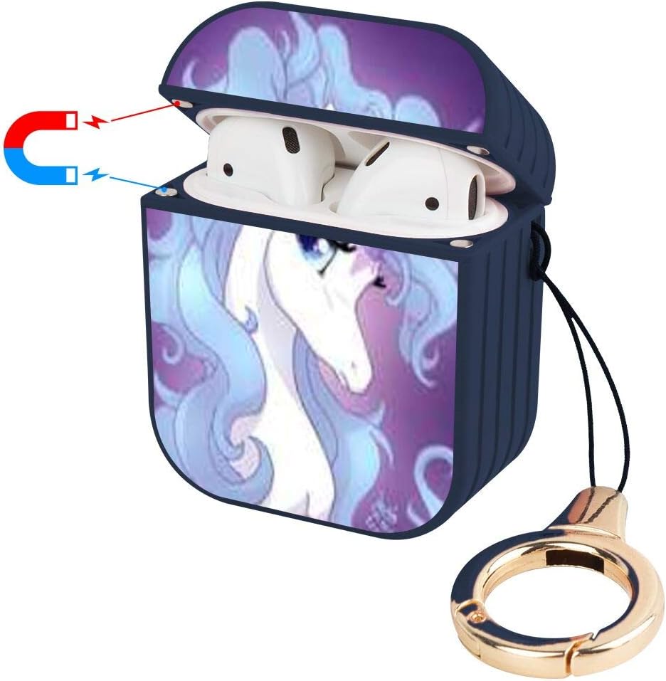 Wireless Airpod Case Purple Unicorn
