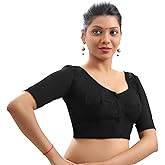 Indian Trendy Pure Cotton Blouse Top Shirt Wedding Choli Saree Skirt Bollywood Indian