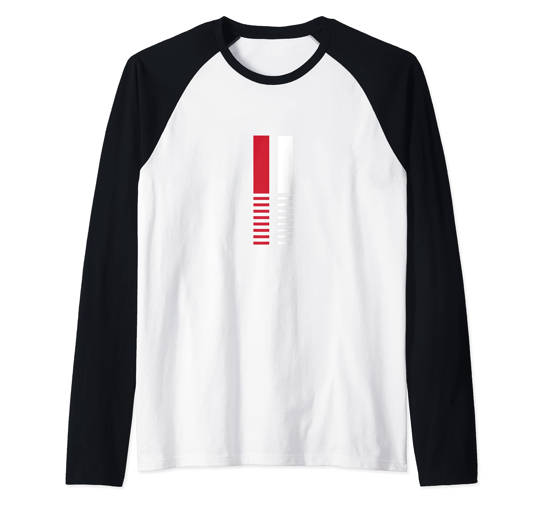 Flag Denmark Raglan Baseball Tee