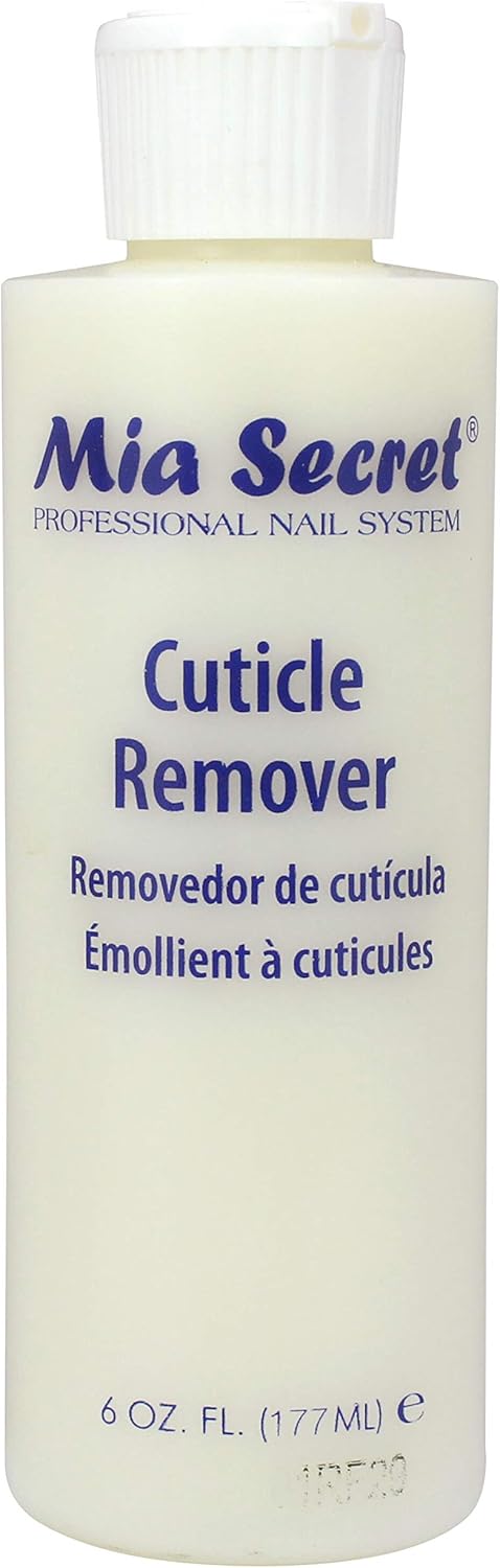 Mia Secret Cuticle Softener & Remover - Quick Easy Safe - 6 oz Cuticle Dissolver Cream for Hand or Foot Nails - Removes Cuticles Safely and Softens the Edge - Excellent for Manicures and Pedicures: Health & Personal Care
