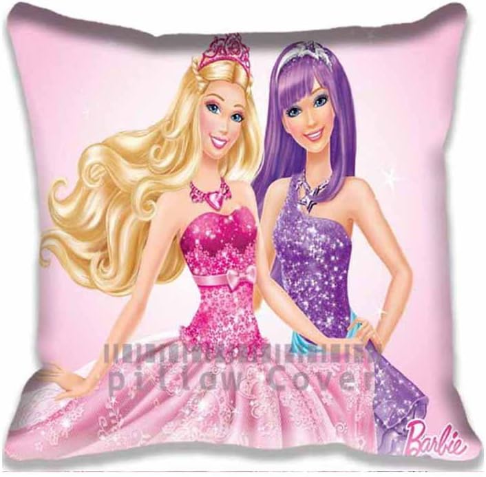 Popular Home Decoration Two Cute Barbie Pillow Cases Style Cool Custom Photo Diy Pillows Design - Fantasy Travel Pillow Cover