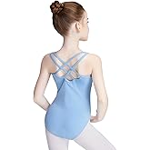 Daydance Toddler Kids Girls Camisole Leotards for Ballet, Double Breast Dance Bodysuit