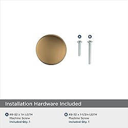 Amerock | Cabinet Knob | Champagne Bronze | 1-1/4