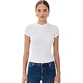 FRAME Women's The Rib Baby Tee