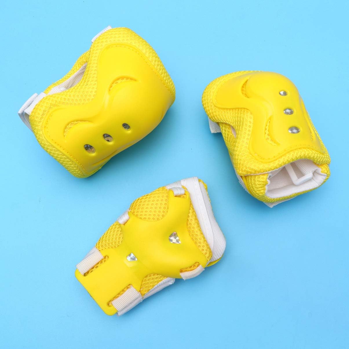 TOYANDONA 6pcs Kids/Youth Knee Pads Elbow Pads Wrist Guards Set Protective Gear Set for Roller Skates Cycling, Bike - Image 3