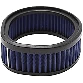 DUZFOREI 12-579 Motorcycle High Flow Air Cleaner Washable with Teardrop Air Filter Replacement for Harley Model S&S Super E & G Series Carburetors