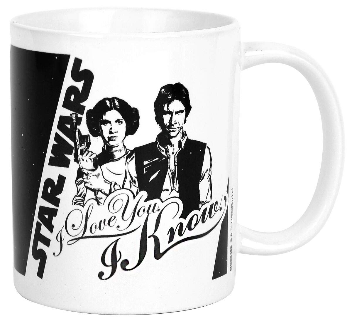 Star Wars Pyramid International "(I Love You) "Official Boxed Ceramic Coffee/Tea Mug, Multi-Colour, 11 oz/, Multi-Colour, 315 ml