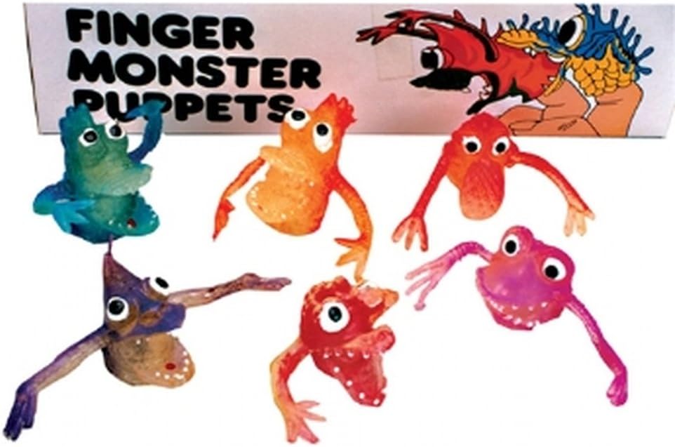 Finger Frights Rubber Finger Puppet (one only) Amazon.co.uk Toys & Games