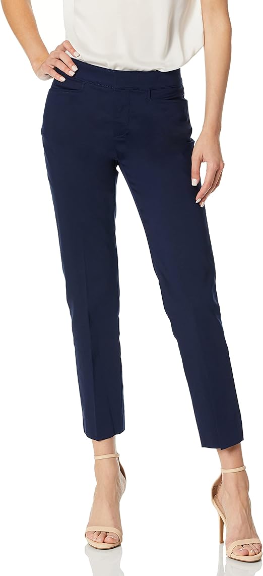 CHAPS Womens Skinny Double Cloth CroppedPant Amazon.ca Clothing