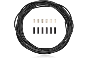GIONFE Shift Cable Housing,Lined Bicycle Bike Derailleur/Shift Cable Housing Cycling Shifter Hose Wires Hydraulic Disc Lined Tube Repairing Accessory Kit for Mountain Road Bike DIY Replacement,4mm 3 Meters