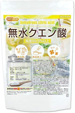 Amazon 無水 クエン酸 3ｋｇ 食品添加物規格 食品 02 Nichiga ニチガ Nichiga ニチガ クエン酸