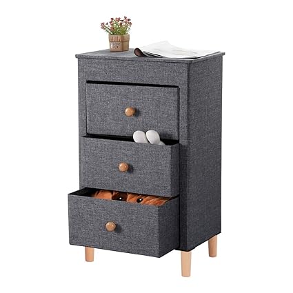 Mini Small Plastic Drawers Storage Organizer 5 Drawer Silver