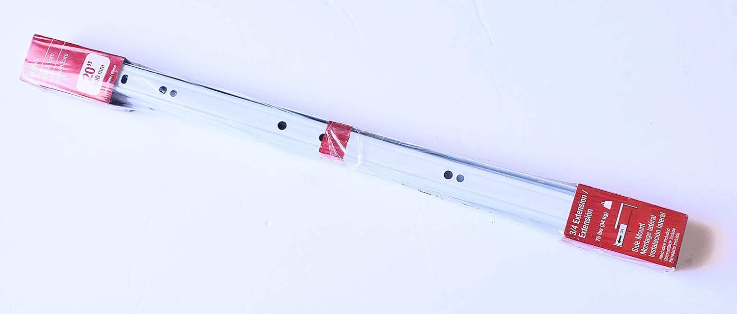 Soft Close Drawer Slides 20 3 4 Extension 1 Pair Amazon Com