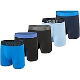 Spyder Mens Boxer Briefs 5 Pack Poly Spandex Performance Boxer Briefs Underwear
