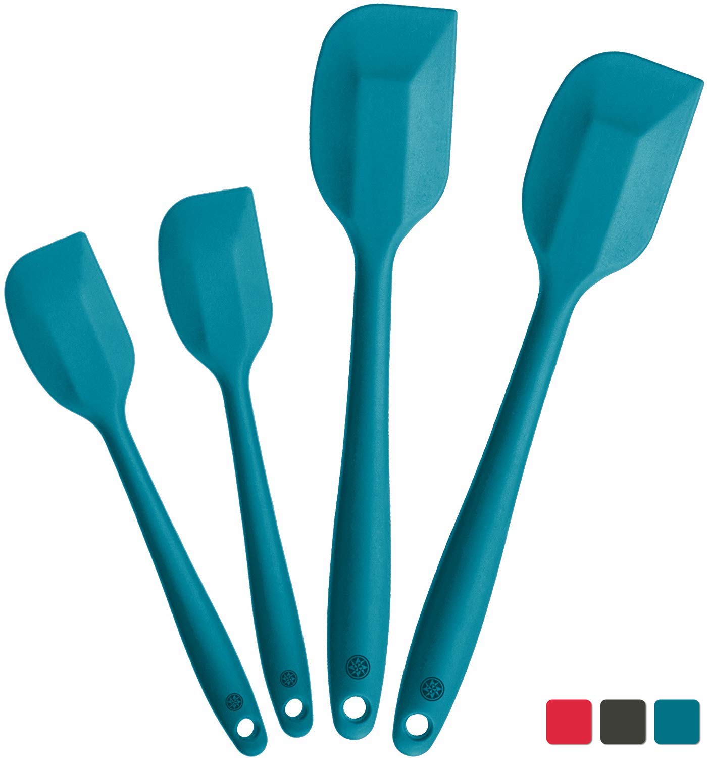 StarPack Basics Silicone Spatula Set 2 Small 2 Large High Heat Resistant 480°F eBay