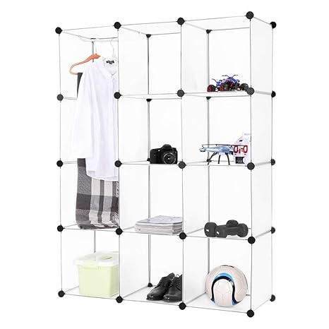 House Of Quirk 12 Cube Diy Shoe Rack Storage Drawer Unit Multi Use