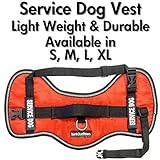 barkOutfitters Service Dog Vest Harness - Light Weight But Durable - Available in 4 Sizes - M (24