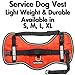 Service Dog Vest Harness - Light Weight But Durable - Fits Sizes 17