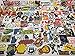 Lucky's Graffiti Shop - 100 piece pack of random vinyl waterproof and UV resistant stickers