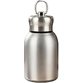Mini 10.2 oz, Small Vacuum Insulated Water Bottle & Thermal Flask for Hot & Cold Drinks, Stainless Steel Travel Mug, Silver | Termo Para Cafe