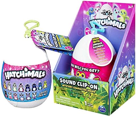 Hatchimals Mystery Minis Mini Clip-On Plush + Hatchimals Sound Clip-On Mystery Plush - Playtime Toy Set, Stuffed Toy Gift Bundle