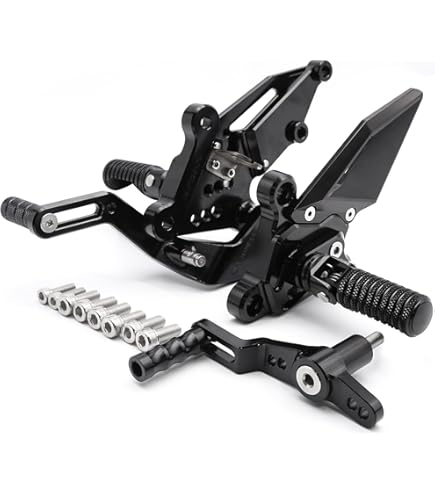 Amazon.com: CNC MT09 21-24 Motorcycle Adjustable Rearsets Foot