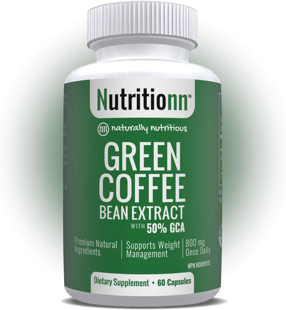 Green Coffee Bean Extract by Nutritionn - Premium Weight Loss Supplement - 60 Capsules