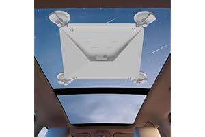Mwin Starlink Mini Mount, Suction Cup for Starlink Mini Accessories, Car Automotive Sunroof Window Strong Suction Cup Roof Rack Kit, Car Rack System Rack Adapters in RVs, Boats, and Road Trips (White)
