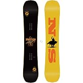 Never Summer Easy Rider Men's True Twin Park Snowboard | Freestyle, Flex 5/10, Triple Camber Hybrid, Sintered Base, R.I.P. Edge-Hold, All-Mountain