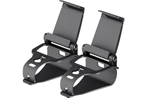2 PACK PS5 Controller Phone Clip Dual Adjustable PS5 Remote Play Backbone Clip for iPhone and Android Black
