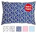 Toddler Pillow (13x18) Handmade in USA by a Small Family Company for Over 12 Years | Double-Stitched | Hypoallergenic | Machine-Washable (Blue Fishies) primary