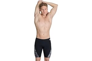 ARENA Men's Standard Performance Hydrangea Bouquet Swim Jammer Athletic Swimwear Bathing Suit